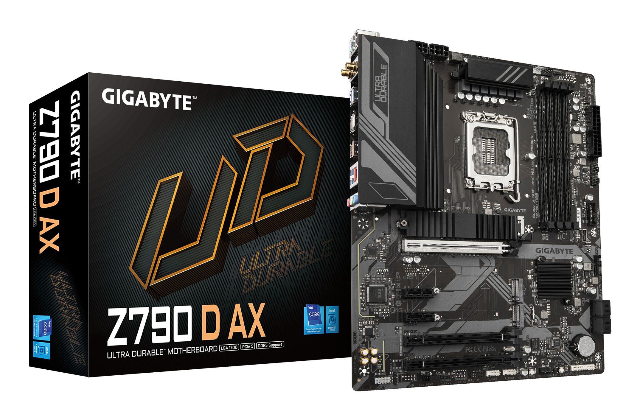 Gigabyte Z790 D AX - Moederbord - ATX - Intel Z790 Express - LGA 1700 - DDR5 - Wi-Fi 6E
