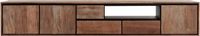 24Designs Metropole meuble TV XL - Teck - 235 x 40 cm