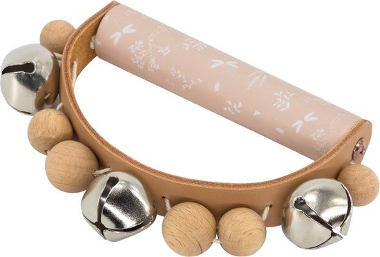 Label Label Houten Beatring Tamboerijn Roze