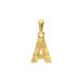 Lucardi 14 karaat geelgouden letterhanger A voor dames