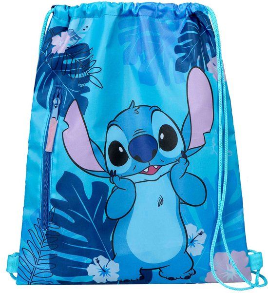 Undercover Disney Stitch Gymtas - Sporttas - Rugzak - Rugtas - Schooltas - Gymtas Jongen - Gymtas Meisje