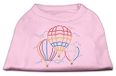 Mirage Hot Air Ballonnen Rhinestone Pet Shirt, Groot, Licht Roze