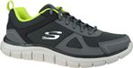 Skechers Track - Bucolo, Mannen, Grijs, Trainingschoenen, maat: 46