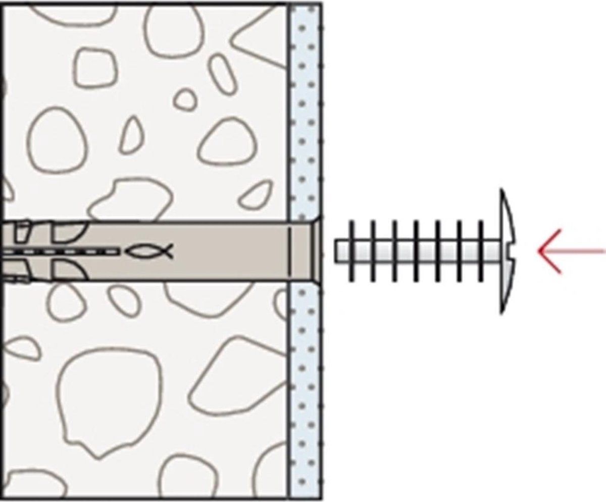Fischer kozijnplug S 14 ROE 70