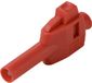 VOLTCRAFT MP-4 Laboratoriumstekker met klemaansluiting Stekker, recht Stift-Ø: 4 mm Rood 50 stuk(s) Box