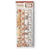Stamperia - Stof voor scrapbooking, albums, bullet journals en meer, polyester, kan met de hand of met de machine worden genaaid, geschikt voor knutsellijm, perfect voor handwerk en cadeau