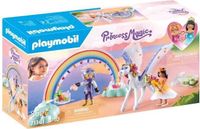 PLAYMOBIL Prinses, magisch vliegend paard voor decoratie, prinses, ridder, regenboog, 71361, ab 4 Jahren