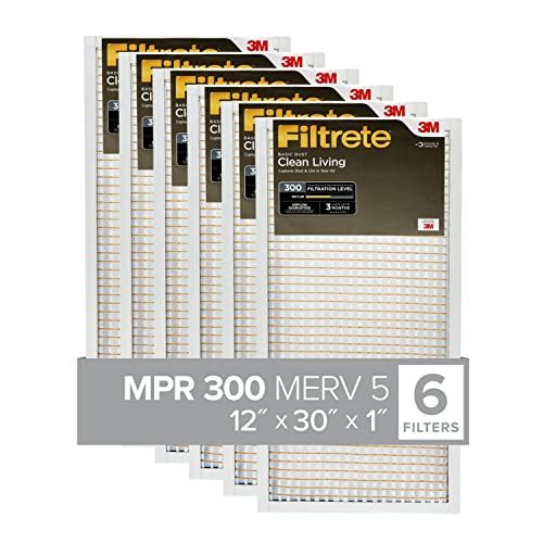Filtrete BD42-6PK-1E Basic Clean Living stoffilter, wit
