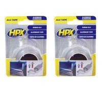 Presto HPX Aluminiumband, 50 mm, 2 Rollen von 5 Metern