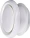 Wallair N35910 Tellerventiel Kunststof Wit Geschikt voor buisdiameter: 10 cm