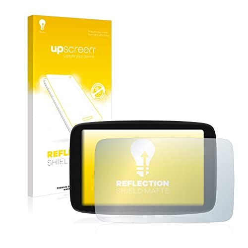 upscreen Antireflecterende Schermbeschermer compatibel met TomTom GO Camper Max Anti-Glare Screen Protector, mat, ontspiegelend, antikras