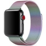 ShieldCase Apple Watch milanese band (regenboog)