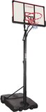 Garlando Basketbalpaal Orlando - Verstelbaar - Inklapbaar - 225 - 305 cm - Zwart/Rood