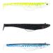 Westin Magic Minnow Weedless Jig 28g 12.5cm Haak 1/0 – Weedless Shad pour Bar - Couleur : Snow White