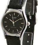 Casio MTP-1094E-1ARDF Dameshorloge Analoog Leer Zwart 22 mm