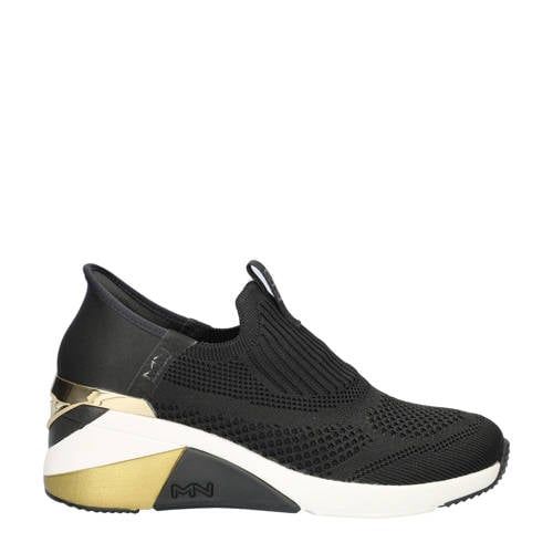 Skechers Mark Nason A - Wedge - Crecent slip-on sneakers met sleehak zwart