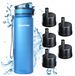 AQUAPHOR CITY bouteille filtrante, 800 ml, bleu + 5 cartouches filtrantes
