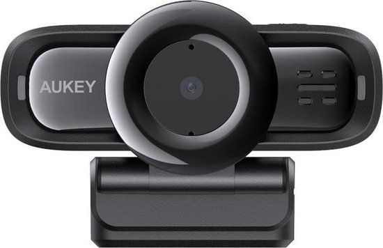 Aukey PC-LM3 Stream Series Autofocus 1080P Webcam - Black