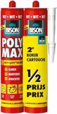 Bison Poly Max Express Wit 2x 425gr Duo Verpakking Montagelijm
