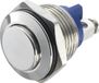 Tru Components TRU COMPONENTS 701281 GQ 16H-N Bouton-poussoir antivandalisme 48 V/DC 2 A 1x hors/(en) Momentané IP65 1 pièce(s)