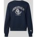 JACK & JONES Sweatshirt 'JORFREDERIKSBERG' donkerblauw / wit