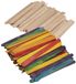 Rayher hobby materialen Rayher Hobby Knutselstokjes houtjes - 288x - houten ijsstokjes - mix kleuren - 11 cm - knutselen