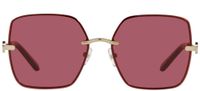 Tory Burch Ty 6080 Lunettes de soleil femme doré papillon rouge 58mm