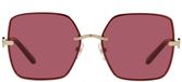Tory Burch Ty 6080 Lunettes de soleil femme doré papillon rouge 58mm