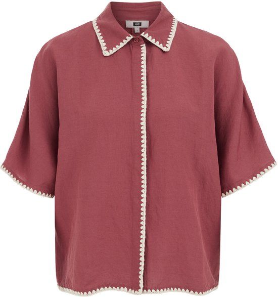 WE Fashion Dames blouse met embroideries