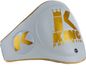 King Pro Boxing Booster Fightgear King Pro Boxing Belly Pad - Wit/Goud - L