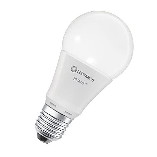 Ledvance Slimme LED lamp met WiFi technologie, E27-basis matte optiek ,Warm wit (2700K), 806 Lumen, substituut voor 60W-verlichtingsmiddel slim dimbaar, 3-Pak