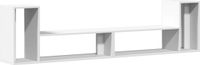 vidaXL Tv-meubel 2 stuks bewerkt hout wit 100x30x50 cm