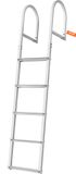 Vevor Dockladder 5 Verwijderbare Treden, 227 Kg Laadvermogen Aluminium Pontonbootladder