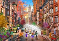 Bluebird Puzzle puzzle Hot Summer Days NYC - 1000 pièces