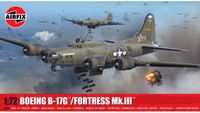 Airfix Modelbouwpakket Vliegtuigen - 08018A Boeing B-17G – Fortress Mk.III – Boeing B-17 Flying Fortress – Propellervliegtuig Plastic - 1:72 - Modelbouw