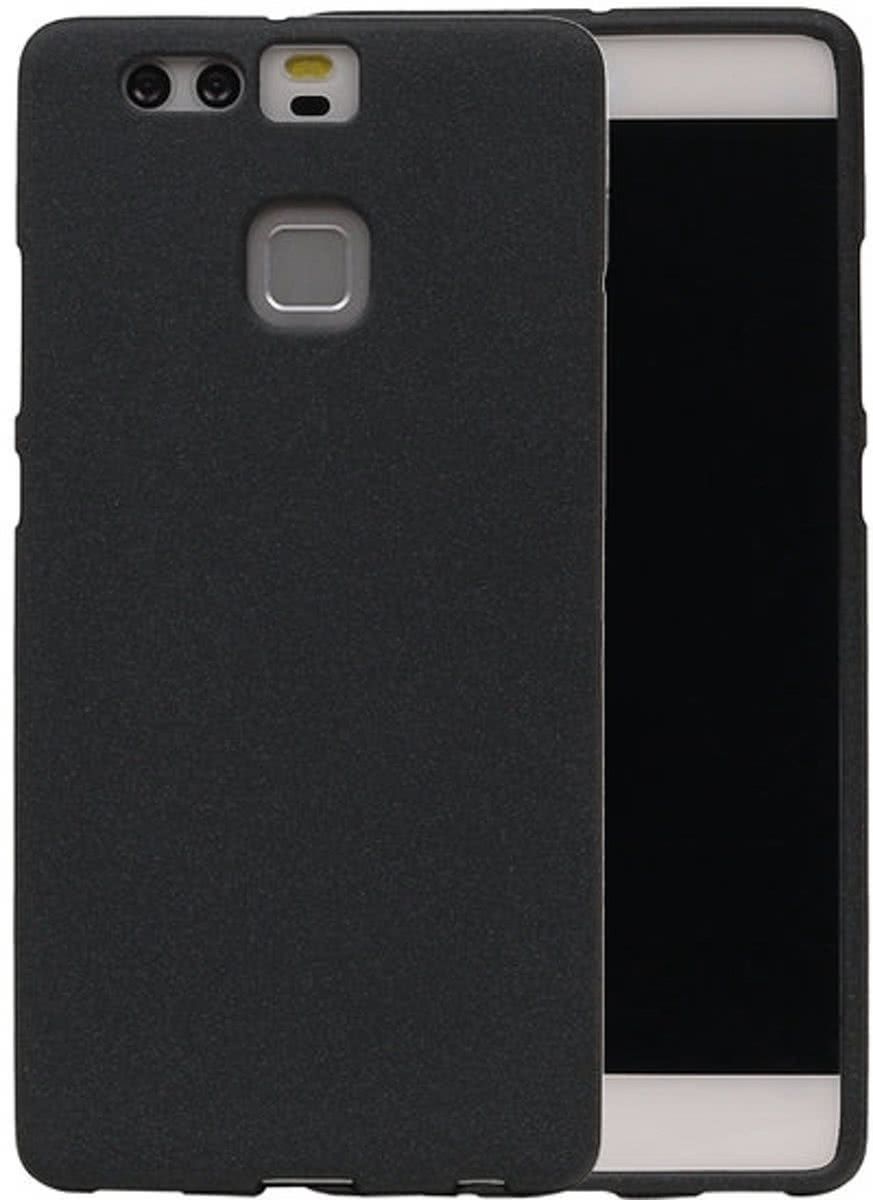 Best Cases Zwart Zand TPU back case cover hoesje voor Huawei P9