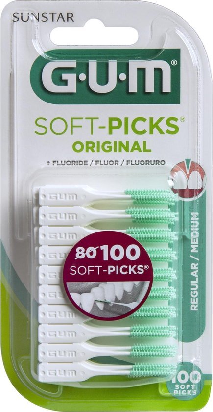 Gum Soft Picks Original - 100 Stuks