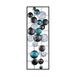 Handgeschilderd, decoratief metalen wandaccessoire, 32 x 90 x 4 cm, 100% metaal, unieke kleurvariaties, perfect voor huisdecoratie en kunstliefhebbers