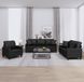 Maison Exclusive - Ensemble de canapés 3 pièces avec coussins, en similicuir noir