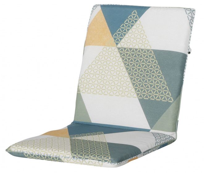 Madison Stapelstoelkussen Triangle - 97 x 49 cm - Groen