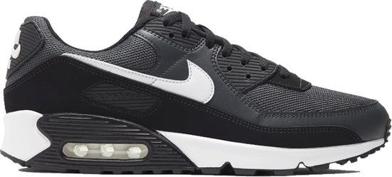 Nike Air Max 90 Heren Sneakers - Iron Grey/White-Dk Smoke Grey-Black - Maat 41
