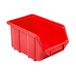 Lagerbox 20 boîtes de rangement empilables, type "Lagerbox", boîtes de rangement transparentes, modèle "Eco Box", couleur rouge, dimensions 24,5 x 16 x 12,6 cm, boîtes de tri