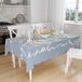 Bonamaison Tafelkleed, Anti-Mold, Sneldrogend, Waterdicht, 100% Polyester Tafellaken, Willekeurig patroon, 140 x 160 Cm - Ontworpen en Vervaardigd in Turkije