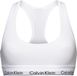 Calvin Klein Triangel Dames Bralette Top - Wit - Maat XL