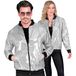 Widmann - Trendy bomberjack voor feestjes, paillettenjas, vest, feestkleding, disco