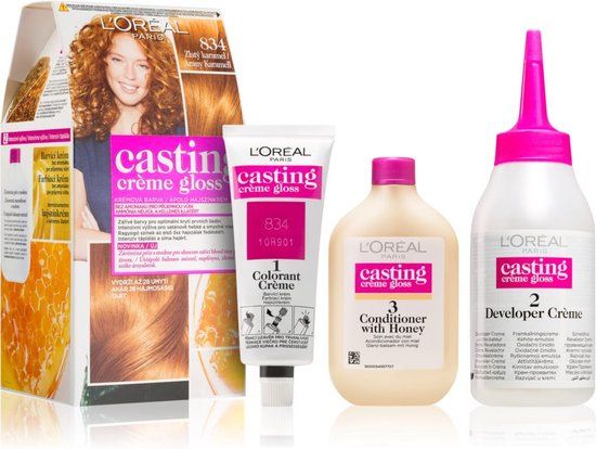 L'Oréal Professionnel - Hair Color Casting Crème Gloss 834 Copper Gold Blonde - 1 stuk(s)