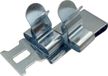 TRU COMPONENTS Schildklem Klem-Ø (max.): 8 mm Verenstaal 1 stuk(s)