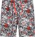 CMP Zwemshort met geometrisch patroon voor heren, maat L, zwart/rood/geel