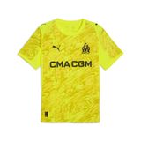 PUMA Olympique de Marseille 25/26 keepersshirt voor Heren, Zwart/Geel, Maat L