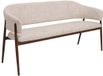 DÉJA Living Banc de salle à manger Dénia - Beige/Noyer - 180cm